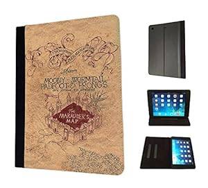 446-Harry Potter Inspired The Marauders MapDesign Fashion Trend TPU Leather F (ipad air 1 - 2013)