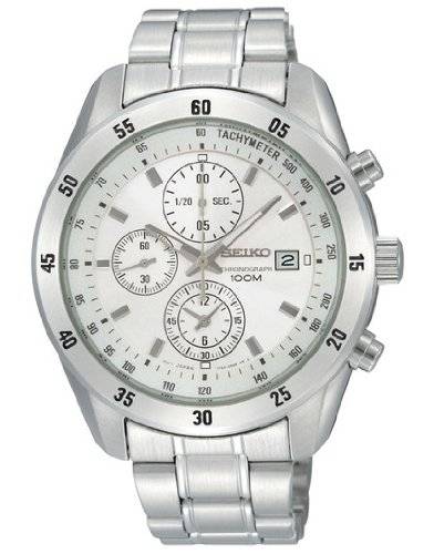 ***R3700***Men's Chronograph Silver Dial Stainless Steel  SNDC41P1