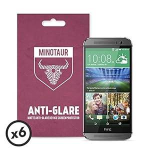 Minotaur Matte Anti Glare Screen Protector Pack for HTC One M8 (2014) (6 Screen Protectors)