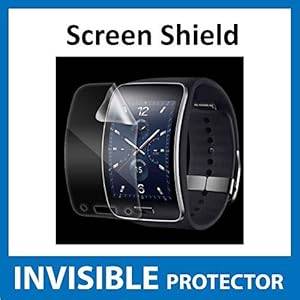Samsung Galaxy Gear S Watch Front INVISIBLE Screen Protector (Front Shield included) Military Grade Protection Exclusive to ACE CASE