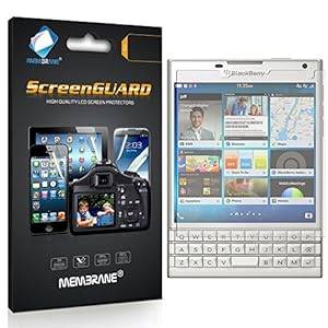 6 x Membrane Screen Protectors for BlackBerry Passport - Crystal Clear Retail Package Installat