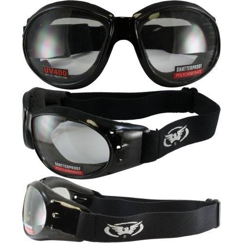 Red Baron Motorcycle/aviator Goggles Day Night