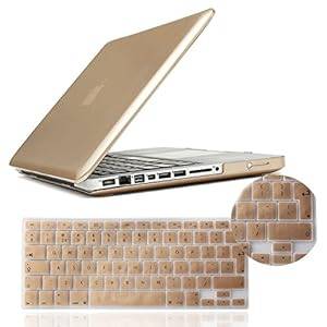 IDACA Gold Frosted Matte Hard Shell Case Cover for Macbook Pro 13.3 -inch A1278 Aluminum U (Gold)