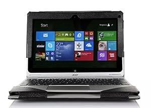 AceTech PU Leather Case With Stand Function For Acer Aspire Switch 10 SW5-011 (Black)