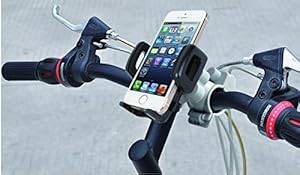 IBRA Universal Bike Bicycle Mount Holder Handlebar for Most Cell Phones - iPhone 6 5C 5S 4SThe HTC One Samsung Galaxy S5/S4 Sony Xperia Z Google Nexus 4 5 Moto G Phone Samsung Galaxy S3 Note 2 Lumia 520 HTC One S Lumia 920 (Maximum Width 85mm) 360 Degree Rotation