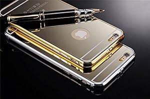 Osail iPhone 6 Plus Mirror Metal case--NEW Luxury Metal Ultra-thin Mirror Metal Case Cover (gold)