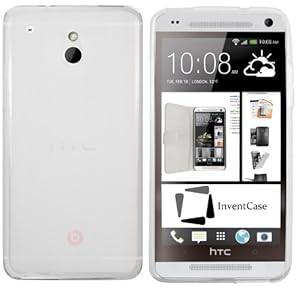 New HTC One Mini (M4) 2013 CLEAR Gel / Silicone / Hybrid Case Cover Skin With BONUS HTC O (Clear)