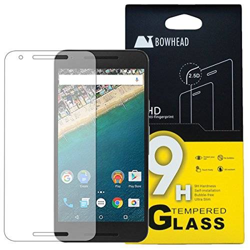 Nexus 5X Screen Protector, Bowhead Nexus 5X Glass Screen Protector - [Tempered Glass] 9H Hardness, B