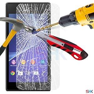 Sony Xperia M4 AQUA Tempered Glass Crystal Clear LCD Screen Protector Guard & Po (Tempered Glass)