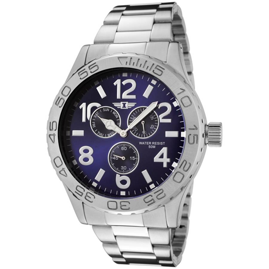 I By Invicta Men's 41704-002 Stainless Steel Blue Dial Watch