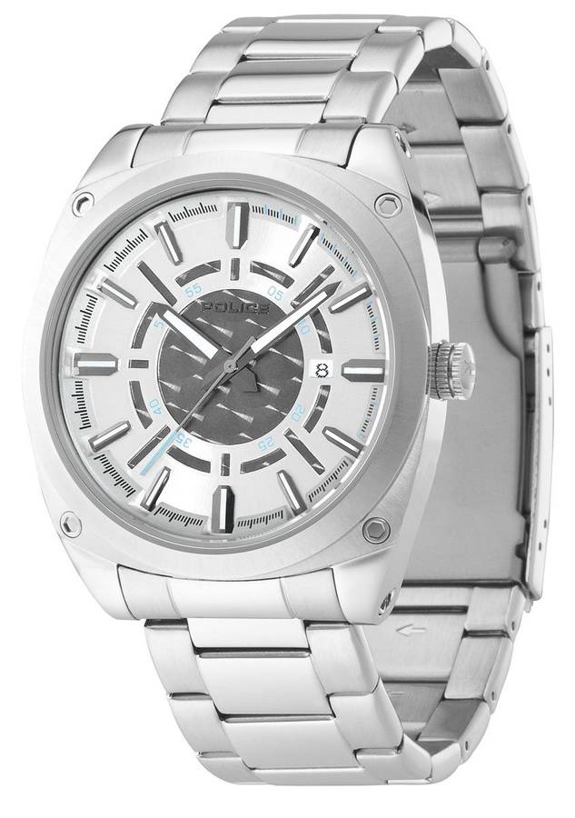 Police Men's PL-12698JS/04M Enforce-X All Stainless Steel Watch
