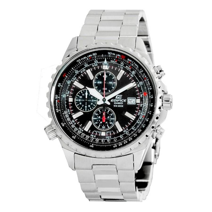 Casio Men's EF527D-1AV Edifice Stainless Steel Multi-Function Chronograph Watch