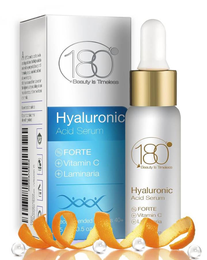 DEAL OF THE DAY - 180 Cosmetics -- The STRONGEST Hyaluronic Acid Serum Forte and Vitamin C Forte - H