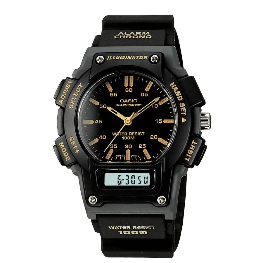 Casio Men's AQ150W-1EV Ana-Digi Chronograph Sport Watch