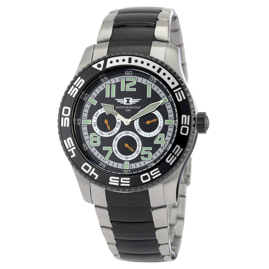 **R6900**Invicta Men's 43658-004 Black Dial Stainless Steel Watch