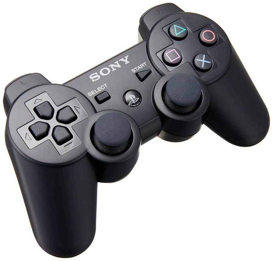 PS3 SONY DUALSHOCK 3 SIXAXIS WIRELESS CONTROLLER BLACK / BID TO WIN