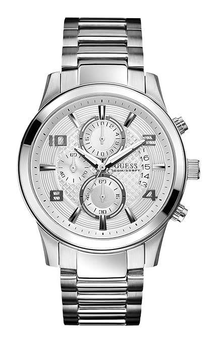 GUESS Men's U0075G3 Masculine Stainless Steel Retro Chronograph Watch