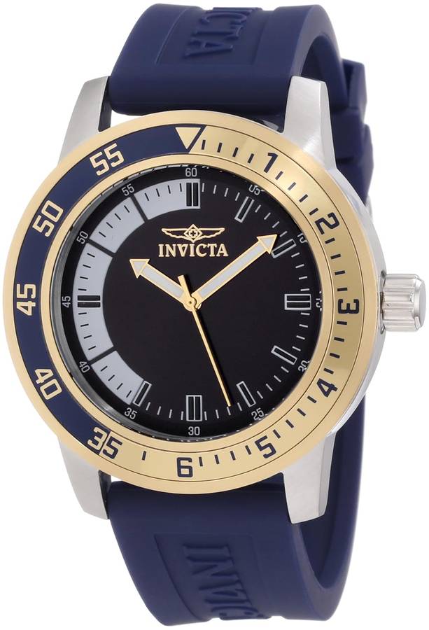 Invicta Men's 12847 Specialty Blue Dial Blue Polyurethane Watch