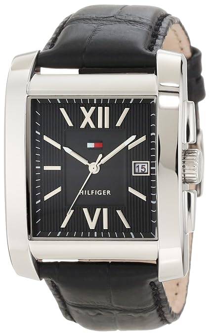 Tommy Hilfiger Men's 1710317 Classic Tank Roman Numeral Enamel Dial Watch