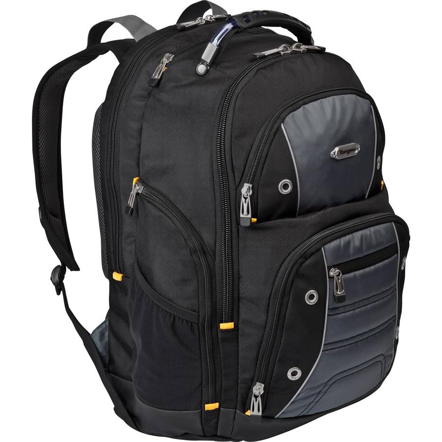 Targus Drifter II Backpack Designed for 17-Inch Laptop TSB239US (Black/Gray)