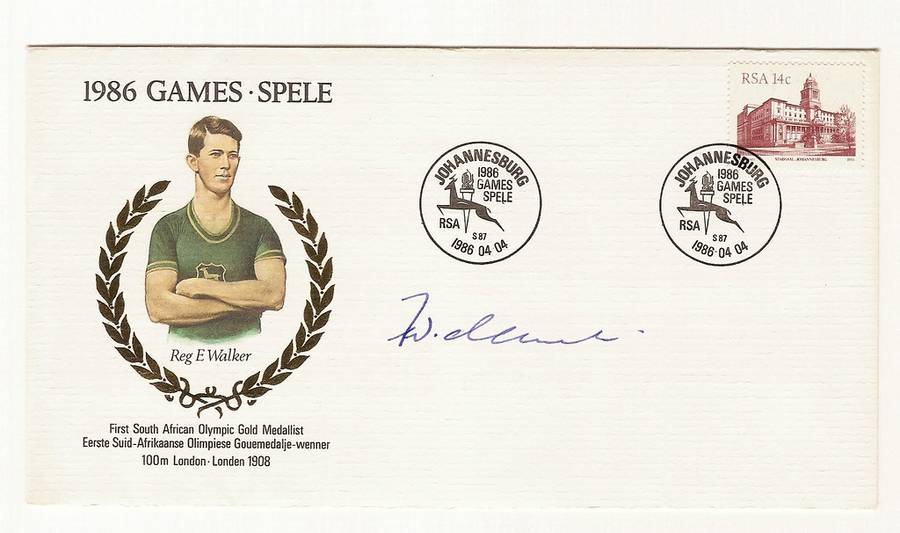 F.W. De Klerk Signed!!! 1986 Games Cover