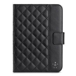 Quilted Cover with Stand for iPad mini (Black, Cream, Ruby) Product Shot