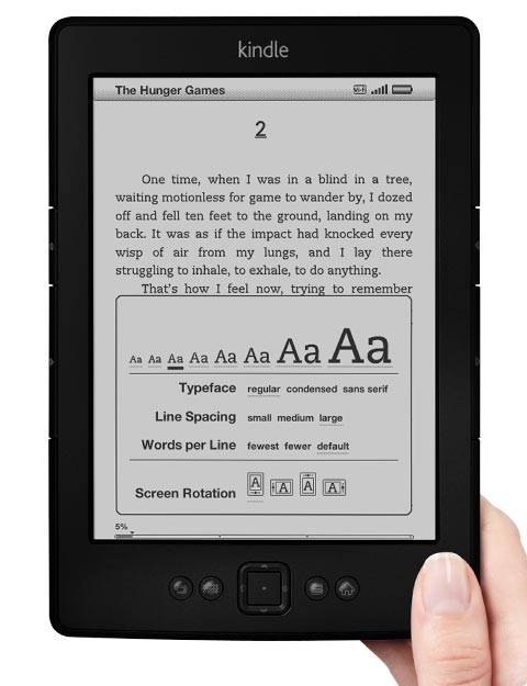 The all NEW Kindle 5 Wi-Fi, 6" E Ink Display