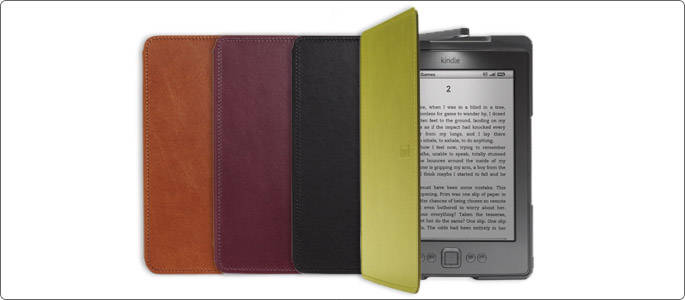 Amazon's official Kindle leather lighted cover