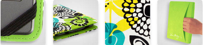 Vera Bradley Small eBook Cover in Lime's Up for Kindle and Kindle Touch