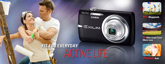 Casio Exilim EX-Z550 highlights