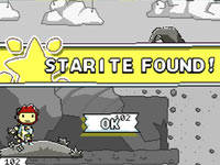 Maxwell finding a Starlite in Super Scribblenauts