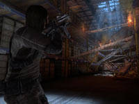 Point Man targeting an enemy in F.E.A.R. 3