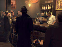 Bar scene from Mafia II