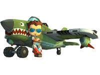 Sim Pilot with customizable plane from MySims SkyHeroes