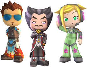 Playable pilots and Morcubus from MySims SkyHeroes