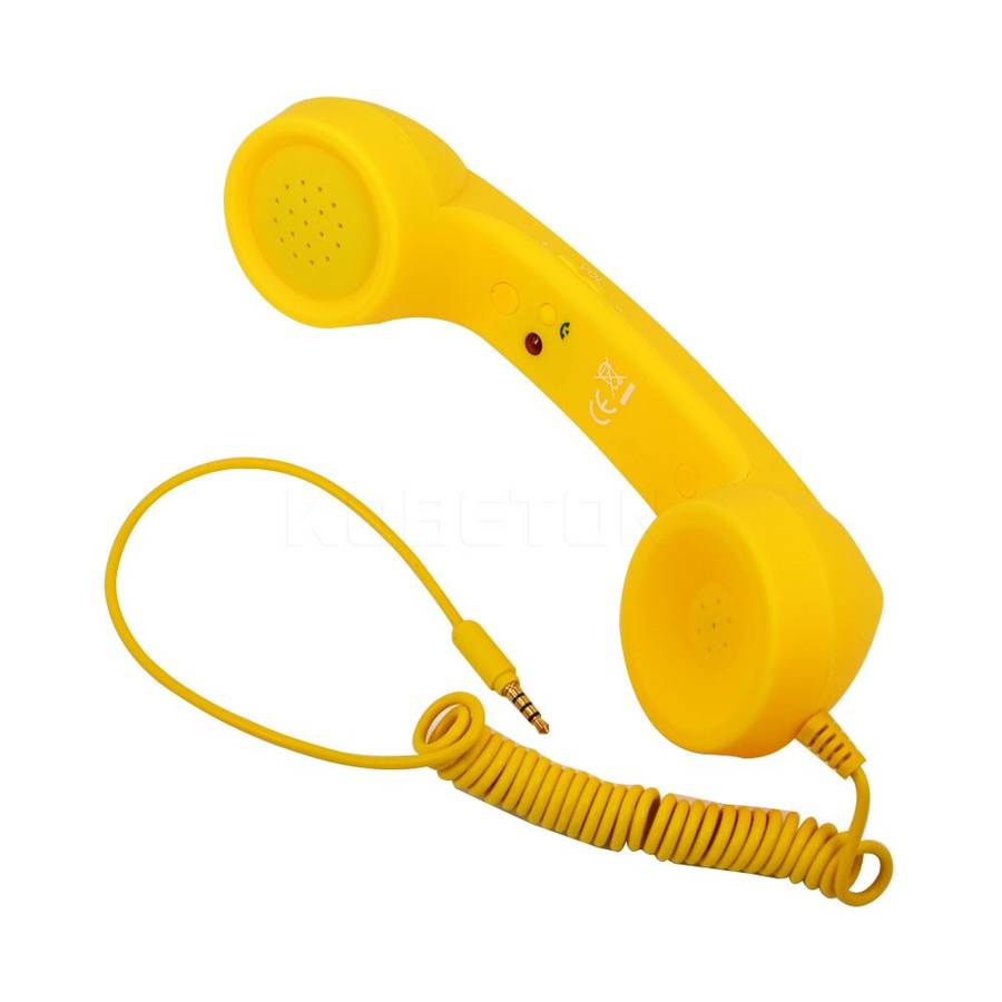 3.5mm Retro Handset Radiation-proof adjustable tone Cell Phone Receiver *Free Shipping