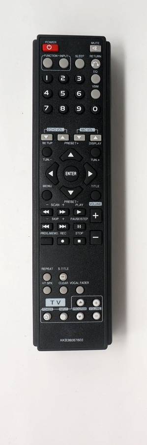 LG AKB32531407 Remote