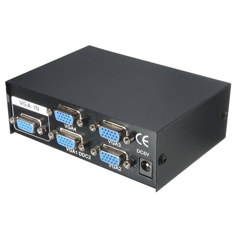 4 Port Vga Switch 4 In 1 Out *Free Shipping*