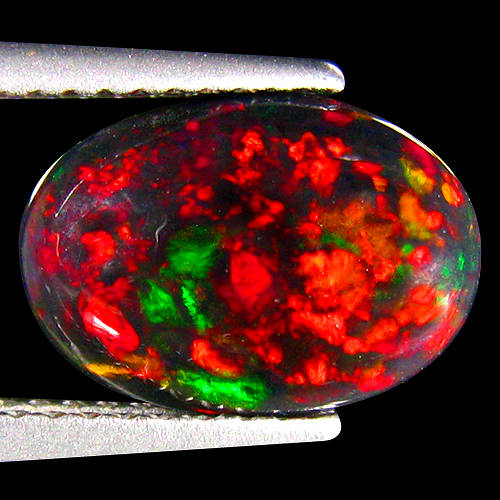 1.86Ct Extreme Colour Play Pattern Welo Black Opal