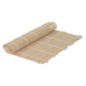 Bamboo Sushi Rolling Mat + 500g Sushi Rice