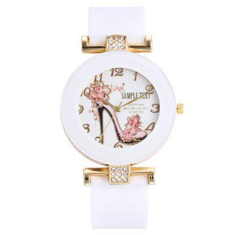 Silicone Strap Pumps Pattern Number Watch