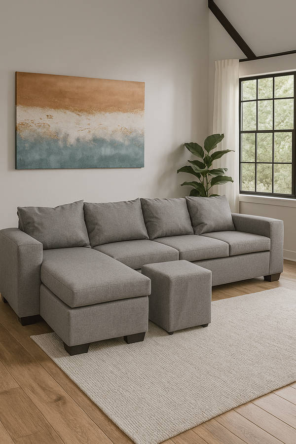 JoJo 4 Seater Couch - Grey
