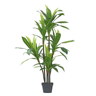 HouzeComfort Artificial Dracaena Houseplant and Pot Plant 125cm