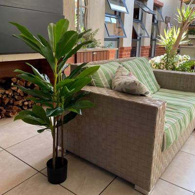 HouzeComfort Artificial Dracaena Houseplant and Pot Plant 125cm