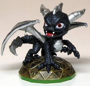 OFFICIAL SKYLANDERS CHARACTER SERIES 1 DARK SPYRO / BID TO WIN