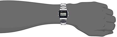Casio Men's Retro Stainless Steel Digital Watch