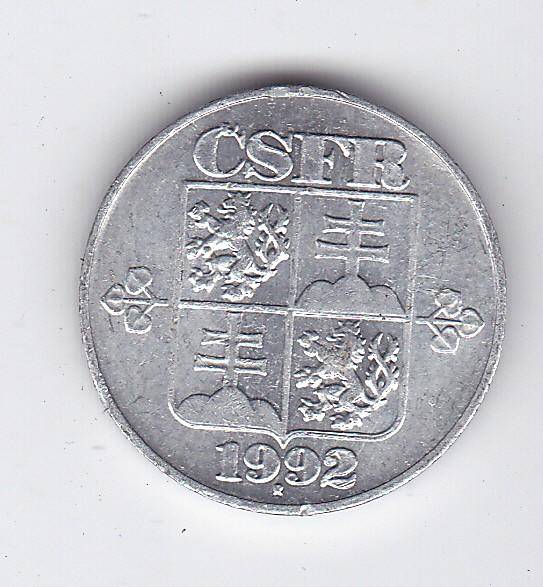 CZECHOSLOVAKIA 10 HALERU 1992 - HIGH GRADE