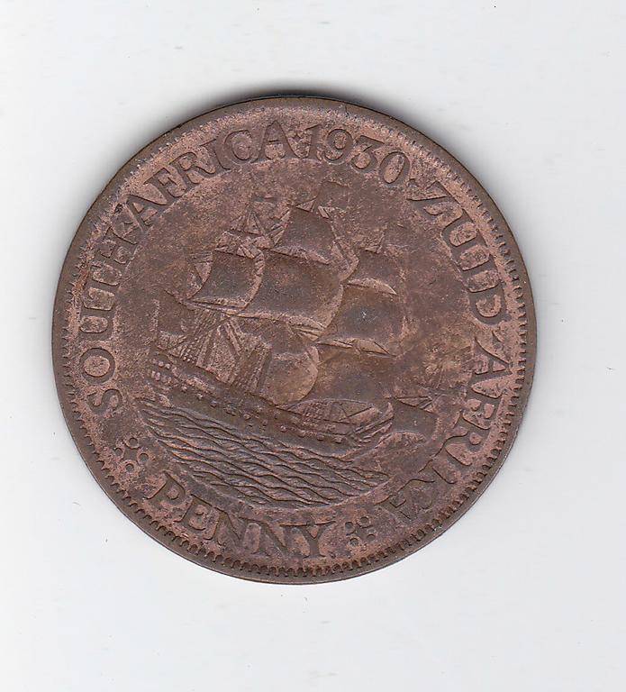 SOUTH AFRICA 1 PENNY 1930