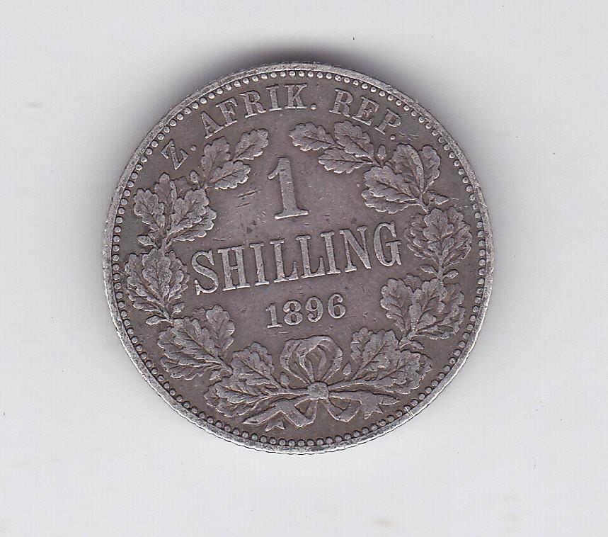 ZAR 1 SHILLING 1896