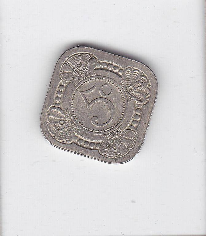 NETHERLANDS 5 CENTS 1913